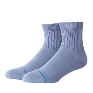 Calcetines de Invierno Personalizados al por Mayor, Unisex, Blancos, Lisos, de Spandex/Nailon, Antibacterianos, Transpirables, con Tejido Acanalado - Product Image 2