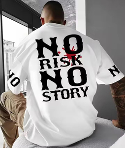 Venta Directa de Fábrica, Camiseta Personalizada de Alta Calidad para Hombre, Talla Grande, Cuello Redondo, Tejido Ecológico, Transpirable, Anti-Pilling, de Secado Rápido - Product Image 2