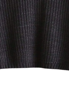 Suéter de punto acanalado de manga larga con cuello redondo, suave y elástico, de moda, informal, para invierno, en oferta, con garantía de calidad. - Product Image 5
