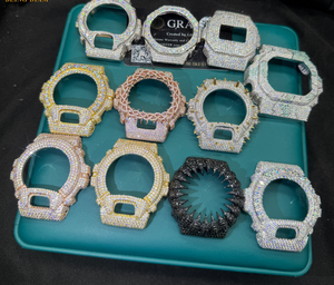 DW6900 Compatible Custom Watch Iced Out Bezel Steel <b>Case</b> High Quality Build Custom DW6900 Style Mod Watch - Product Image 6