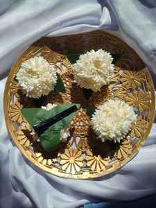 Barrettes à cheveux fleur de jasmin, pinces bec de canard, épingles à cheveux florales en perles, accessoires de mariage pour femmes et filles - Product Image 3