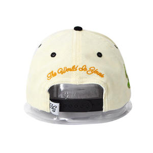 Casquette de baseball unisexe personnalisée à 5 panneaux en polyester/coton avec logo brodé, réglable, à fermeture snapback, pour l'extérieur - Product Image 2