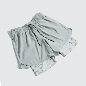 Pantalones Cortos Deportivos para Hombre, Color Verde Oliva, Camuflaje, Secado Rápido, Cintura Elástica con Cordón, Pantalones Cortos Casuales con Bolsillos, ODM - Product Image 5