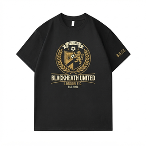 <span class=keywords><strong>T</strong></span>-shirts graphiques personnalisés <span class=keywords><strong>de</strong></span> haute qualité 100% coton Football - Product Image 6