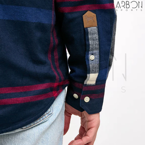 Meilleur fournisseur, nouvelle conception, confortable, service OEM ODM, lavable en machine, chemises en flanelle à carreaux bleu marine et rouge, best-seller, qualité supérieure - Product Image 5