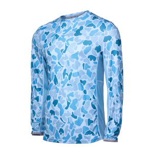 Camisa de pesca personalizada de manga larga con protección UV, ligera y de secado rápido para deportes al aire libre. - Product Image 2
