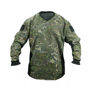 Maillots de paintball respirants de qualité supérieure, grandes tailles, entièrement personnalisables par sublimation, conception sur mesure, protection UV - Product Image 1
