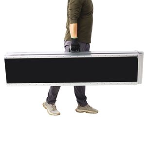 Rampa Portatile Pieghevole in Alluminio da 3 Metri per Sedia a Rotelle Manuale, Capacità 270 Kg, Superficie Antiscivolo, Due Pezzi Separati - Product Image 6