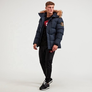 PIHA SPORTS Mens <b>Winter</b> Custom Warm Eco-Friendly Quick Dry Thick Lightweight Packable <b>Waterproof</b> Polyester Filled Puffer Coat - Product Image 1