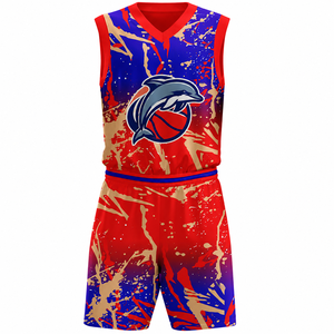 Uniformes de Baloncesto Personalizados al por Mayor Sin Pedido Mínimo, Camisetas de Baloncesto Estilo USA, Uniformes de Baloncesto Unisex Sublimados - Product Image 1