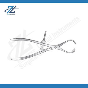 Pinzas para Sujetar Huesos de 185 mm, Instrumento Quirúrgico Ortopédico de Acero Inoxidable de Calidad, Pinza para Huesos Reutilizable, Fabricante de Pakistán - Product Image 2