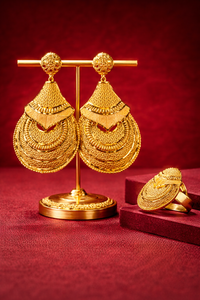 Pendientes de Aro Modernos de Aleación Chapada en Oro con Circonitas para Mujer, Joyería Elegante para Fiestas - Product Image 4