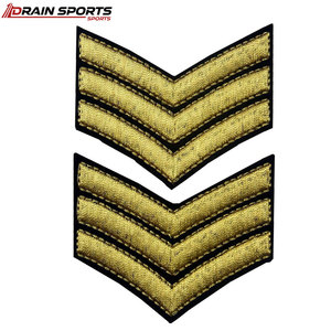 Meilleures ventes : Écussons de grade uniforme brodés Merrow, service OEM, écussons de grade uniforme brodés - Product Image 3