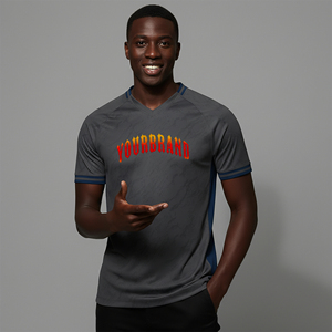 Nouveau maillot de football personnalisé, logo brodé sur mesure, manches courtes, sublimation par transfert thermique, unisexe, respirant - Product Image 1