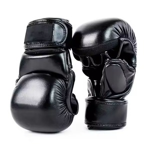 ถุงมือ MMA หนังคุณภาพสูง สำหรับการฝึกซ้อมศิลปะการต่อสู้ที่ดีที่สุด ถุงมือ MMA สำหรับการฝึกซ้อมและการต่อสู้ ทำจากหนังวัวแท้ - Product Image 1