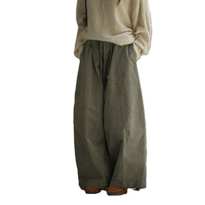 Pantalones Casuales de Pierna Ancha con Cintura Alta y Corduroy Transpirable Estilo Japonés para Mujer, Corte Holgado, 100% Algodón, Novedad de Otoño - Product Image 4