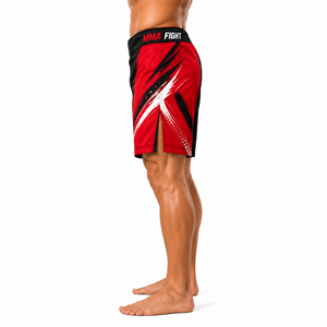 Premium Sublimation MMA Fight <b>Shorts</b> Men Custom No Gi BJJ <b>Grappling</b> Training <b>Shorts</b> Quick Dry Lightweight Breathable - Product Image 2