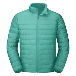 Black Men's North-Face Puffer <b>Jacket</b> with Hooded Collar Winter Nylon Puffer <b>Jacket</b> Washed Techniques Zipper OEM - Product Image 6