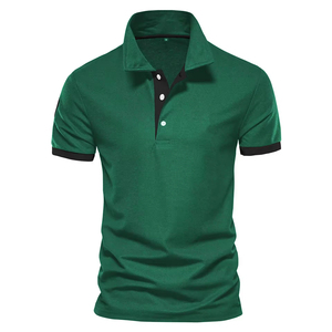 Vente en gros de polos simples personnalisés Vêtements T-shirt imprimé Polo de golf à séchage rapide pour hommes - Product Image 1