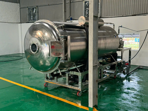 Máquina Comercial de Liofilización al Vacío con Calentamiento por Vapor para Procesamiento de Alimentos, Motorizada, de Acero Inoxidable, WHFD-100, Controlada por PLC - Product Image 6