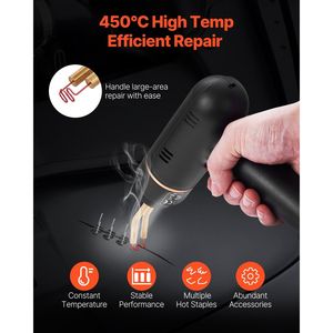 Kit de pistola soldadora de plástico inalámbrica de 120W con 400 grapas Uso conveniente en el hogar y la Oficina - Product Image 3