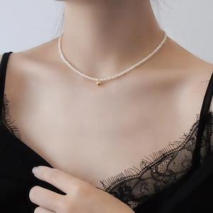 Collar de Plata de Ley 925 de Alta Calidad de Zhuji con Collar de Perlas de Agua Dulce, Popular en Xiaohongshu, Cuentas de Alta Gama - Product Image 4