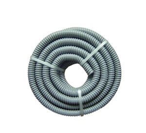 Flexible PVC Grey Corrugated Spiral Air Duct <b>Hose</b> Water Application From 0.75 <b>Inch</b> to 12 <b>Inch</b> Composite Pipes - Product Image 4