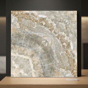 Carreaux de porcelaine brillants Vistaar Book Match Marble 600x600mm 8mm/20mm, design moderne pour salle de bain, extérieur, mur et sol, aspect brique de luxe. - Product Image 5