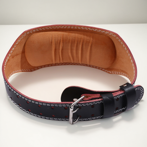 Sportwear New Premium Genuine Cowhide Leather Weightlifting Powerlifting <b>Belt</b> for Strength Training Support for Safety Gym - Product Image 5