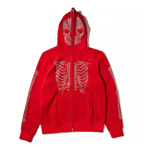 Sweat à capuche vintage personnalisé avec logo, pour hommes, de haute qualité, en coton French Terry, coupe ample, fermeture éclair intégrale, personnalisable pour unisexe - Product Image 5