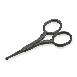 Ciseaux pour les poils du visage Ciseaux pour les cheveux du nez arrondi Acier inoxydable Moustache Barbe Sourcils Cils Coupe Tondeuses - Product Image 3