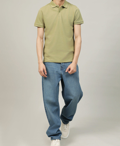 Chemise Homme Printemps à Manches Courtes en Coton Tricoté Personnalisable avec Logo d'Usine, Noire, Respirante, Écologique, Grandes Tailles - Product Image 3