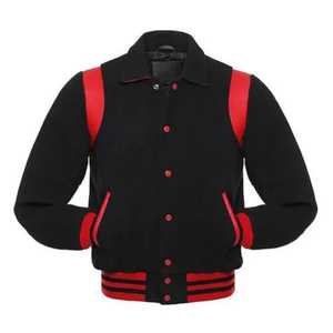 เสื้อแจ็คเก็ตวาร์ซิตี้แบบมีฮู้ดสำหรับผู้ชายและผู้หญิง สไตล์ Letterman  ปักโลโก้ตามสั่ง ผลิตในประเทศปากีสถาน ปี 2025 - Product Image 2