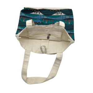 Meilleur prix promotion cadeau taille logo personnalisé tissu fin fourre-tout sac de voyage shopping Vietnam coton sac pour emballage - Product Image 5