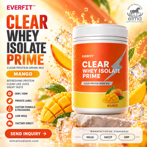 Fournisseur de poudre de protéines de lactosérum à la vanille en marque privée en Malaisie, fabrication OEM de shakes WPC sur mesure, croissance musculaire pour adultes, 20-29g - Product Image 1