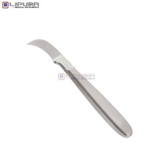 Scie à pointe courbée en acier inoxydable fin de 7 po (18 cm), instrument manuel à tige droite, approuvé par MOL Safety, instruments chirurgicaux de base - Product Image 6