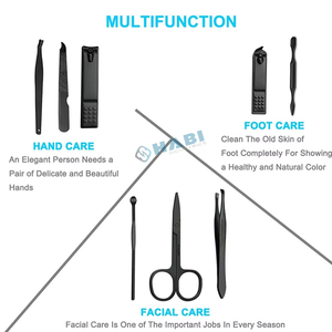 Juego de Manicura y Pedicura Profesional de Alta Calidad, Kit de Aplicación de Uñas de Acero Inoxidable, Caja con Logotipo Personalizado, Precio Bajo - Product Image 4