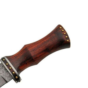 Cuchillos de Caza Personalizados Damascus Tracker, Cuchillo de Supervivencia para Exteriores, Cuchillos de Acero Inoxidable Damascus Tracker para Camping y Actividades al Aire Libre - Product Image 6