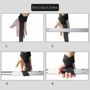 Correas de Levantamiento de Pesas de Algodón con Diseño Personalizado de Pakistán, Forma de 8, Soporte para Muñeca, Ajustables, Antideslizantes, Alta Elasticidad - Product Image 5