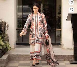 Último Diseño de Salwar Casual de Alta Calidad para Mujer, en Seda Chinon con Bordado de Piel Sintética y Lentejuelas, de Gujarat, por FabZone - Product Image 3