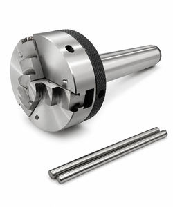 Mandrin de tour miniature auto-centrant à 3 mors de 65 mm avec tige de mandrinage MT2 |   M14 X 1 Thread Delhi Origin - Product Image 2