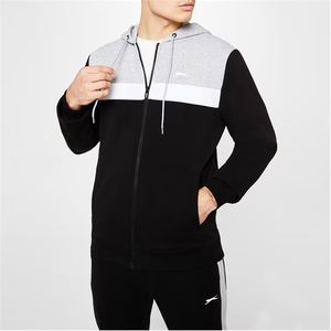 Survêtement de sport pour homme, 2 pièces, 100% coton, respirant, imprimé, à capuche, de haute qualité, vente en gros personnalisée - Product Image 4