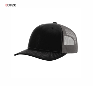 Custom Richardson Mesh Trucker <b>Hat</b> 6-Panel Adjustable Unisex Casual Cap Red Black Contrast Color Spring Summer Adult - Product Image 3