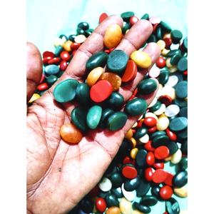 Vente d'usine Mélange de pierres précieuses Pierres d'inquiétude Mélange en gros Pierres d'inquiétude polies Feng Shui Amour Guérison Pierre de bague de doigt métaphysique - Product Image 1