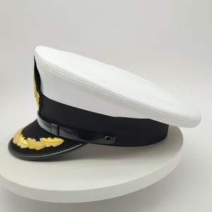 Sombrero de Ala Ancha para Hombre, Estilo Militar, con Insignia Bordada, 100% Algodón, para Uniforme de Exterior - Product Image 4