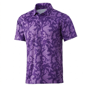 เสื้อโปโลลายดอกไม้สั่งทำขายส่ง OEM เสื้อยืดผู้ชายแบบซับลิเมชั่นแห้งเร็วคุณภาพสูง เสื้อโปโลสั่งทำคุณภาพสูง - Product Image 6