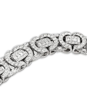 Fully <b>Iced</b> <b>Out</b> Cuban Link <b>Chain</b> <b>Iced</b> <b>Out</b> Classic Stylish Design with Moissanite Diamonds Fine Hip Hop Cuban Link <b>Chain</b> for Men - Product Image 2