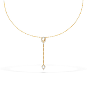 Collar de diamantes de corte redondo certificado por IGI, collar de diamantes cultivados en laboratorio para uso diario de proveedor y fabricante indio. - Product Image 3