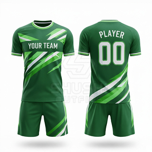 Me Youth Set Good Price Whole <b>Sale</b> Rate Short Sleeve Automated Cutting OEM Service <b>for</b> <b>Men's</b> Soccer Uniform - Product Image 4