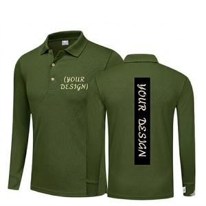 เสื้อผู้ชายไซส์ใหญ่พิเศษ สีเขียวมะกอกพรีเมียม ปี 2026 ผ้าเนื้อนุ่ม แขนยาว ผ้าฝ้าย 100% ระบายอากาศได้ดี พิมพ์ลายซิลค์สกรีน ทันสมัย - Product Image 1